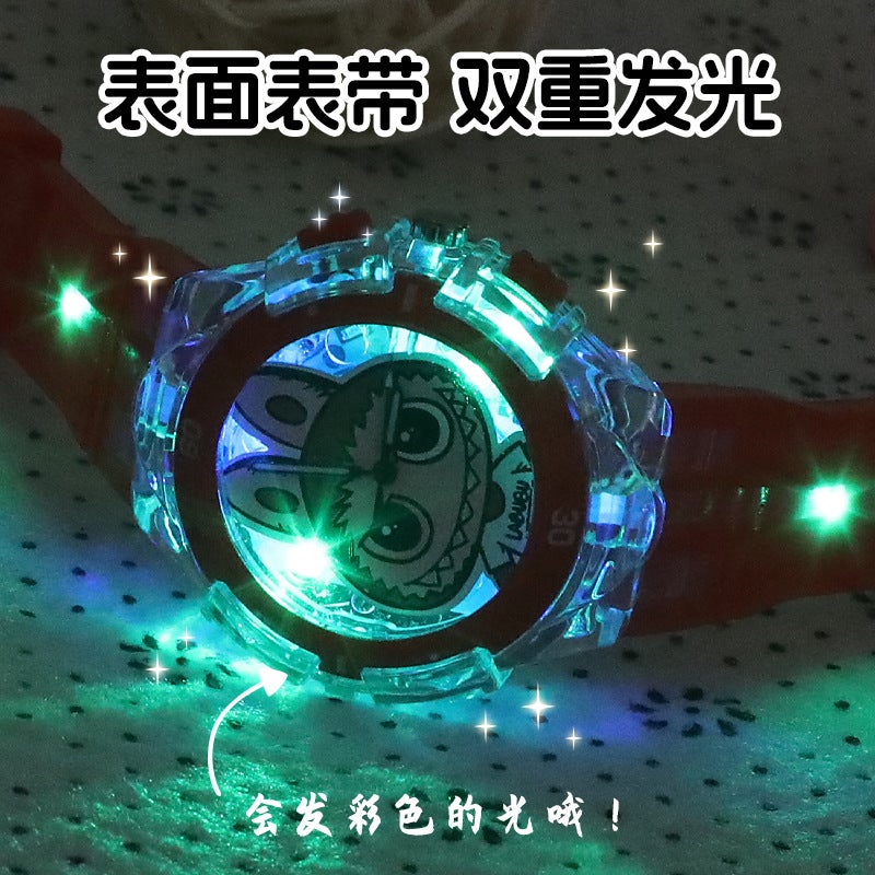 ساعة أطفال ستار ديلو ساعة كواتز للمدرسة الابتدائية ساعة كرتونية ساعة مضيئة ساعة رياضية ساعة إلكترونية هدايا للأولاد والبنات - Image 5